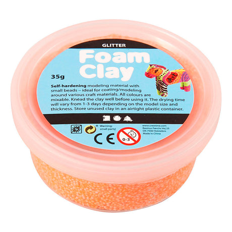 Empresa creativa https: www.cchobby.nl foam-clayr-glitter-orange-35-gr-1-doosje
