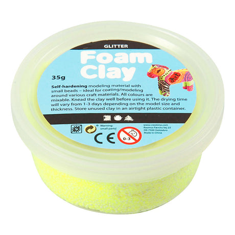 Empresa creativa https: www.cchobby.nl espuma-clayr-glitter-amarillo-35-gr-1-doosje