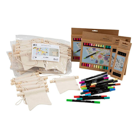 Empresa creativa https: www.cchobby.nl grupo set-paint-your-own-bandoek-size-10-5x12-cm-line-thickness-2-3-3-6-mm-varios-colores-60-piece-1-box