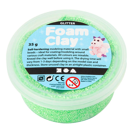 Empresa creativa https: www.cchobby.nl foam-clayr-glitter-green-35-gr-1-doosje