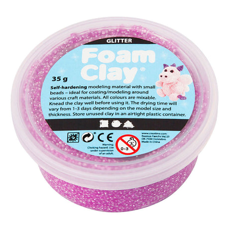 Empresa creativa https: www.cchobby.nl foam-clayr-glitter-purple-35-gr-1-doosje