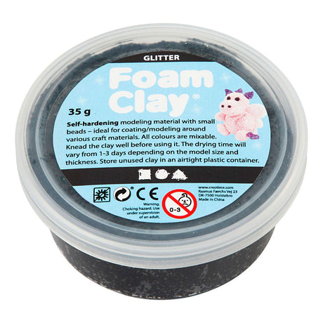 Empresa creativa https: www.cchobby.nl foam-clayr-black-glitter-35-gr-1-doosje