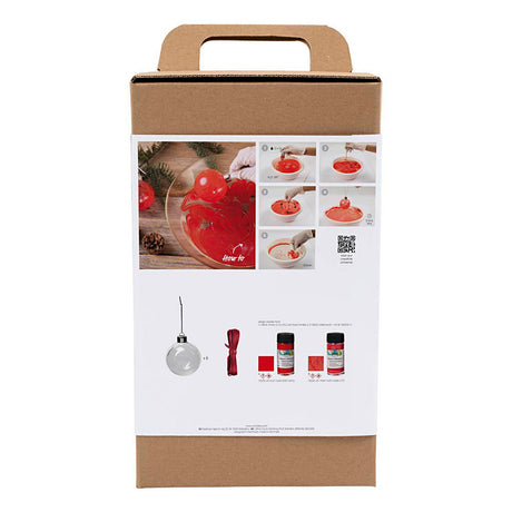Empresa creativa https: www.cchobby.nl hobbyset-christmas-balls-marmeren-1-doos