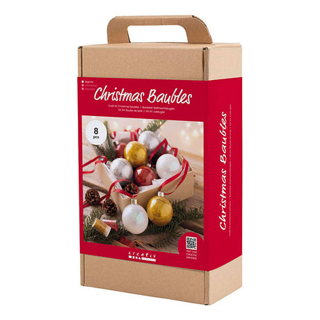Empresa creativa https: www.cchobby.nl hobbyset-christmasballs-glitter-1-doos
