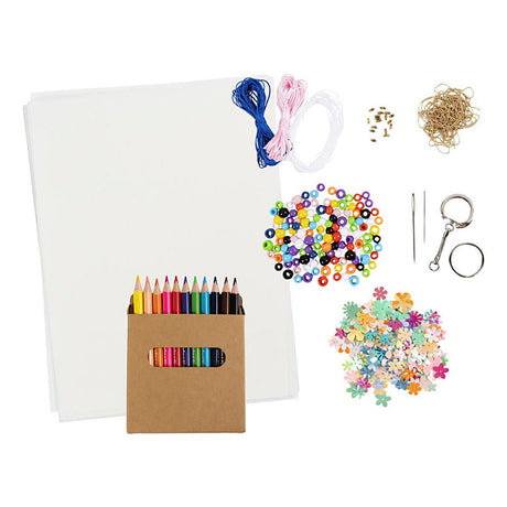 Empresa creativa https: www.cchobby.nl grupo set-shrink-foil-mobile-necklace-bracelet-keychain-varios-colores-1-box