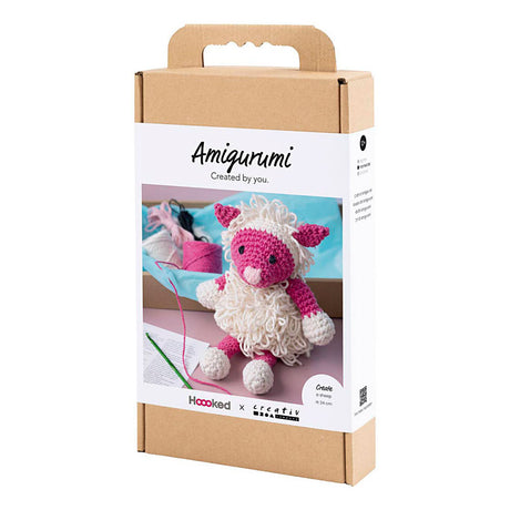 Empresa creativa https: www.cchobby.nl hobbyset-amigurumi-schaap-roze-off-white-1-doos