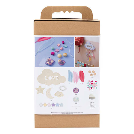 Empresa creativa https: www.cchobby.nl hobbyset-decoration-cloud-moon-star-glittercolors-pastelcolors-1-box