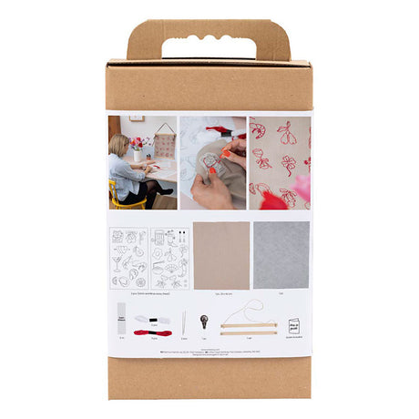 Empresa creativa https: www.cchobby.nl hobbyset-embroidery-hanging-decoration-flax-1-box