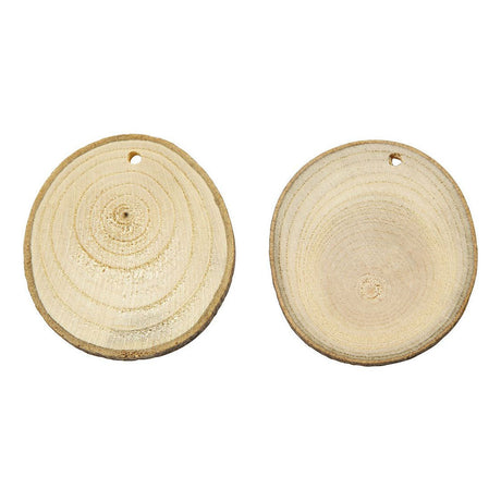 Empresa creativa https: www.cchobby.nl discos-de-madera-con-agujero-d-40-70-mm-tamaño-agujero-4-mm-espesor-5-mm-aprox-250-gr-25-piezas-1-caja