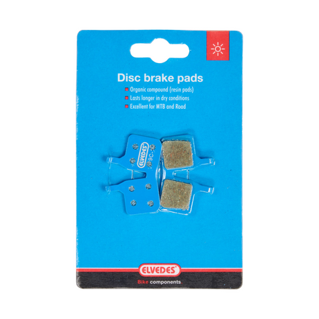 Conjunto de bloque de freno de disco Elvedes orgánico Magura MT5 MT7 (1 par)