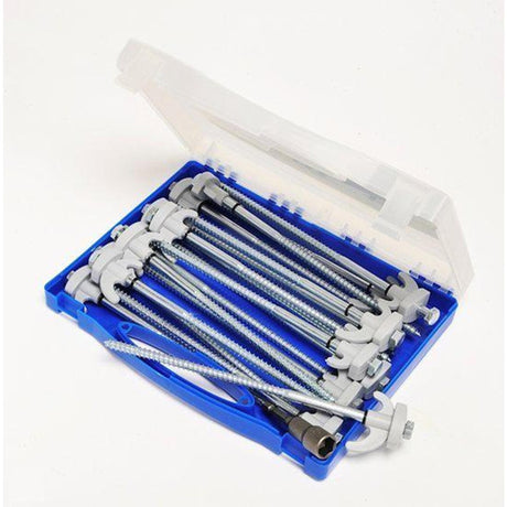 Pasadores de tornillo Umefa 23cm, 18 en estuche