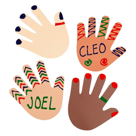 Coloraciones: colores como mis manos, juego de 24 (4 colores)