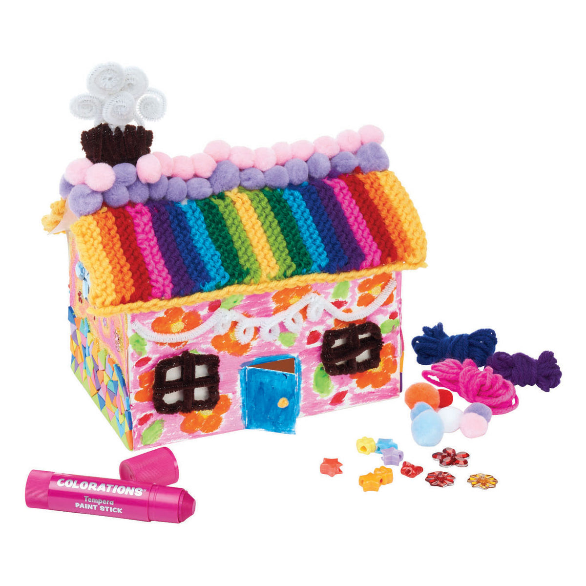Colorations casas plegables de papel 3d, juego de 20