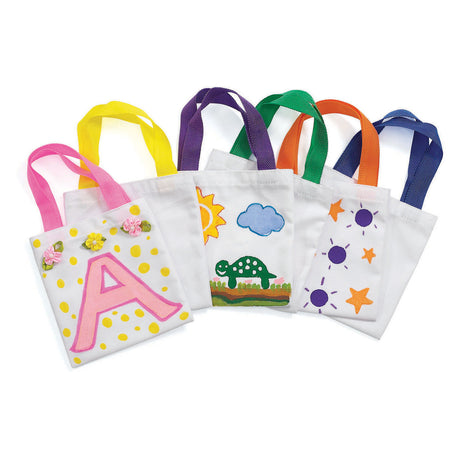 Colorations - mini bolsas de lona, ​​24 uds.