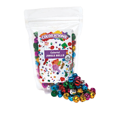Coloraciones: campanas de manualidades de color, 200st.