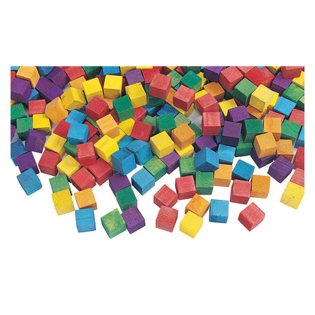 Coloraciones - Cubos de cubos de madera de color, 196st.