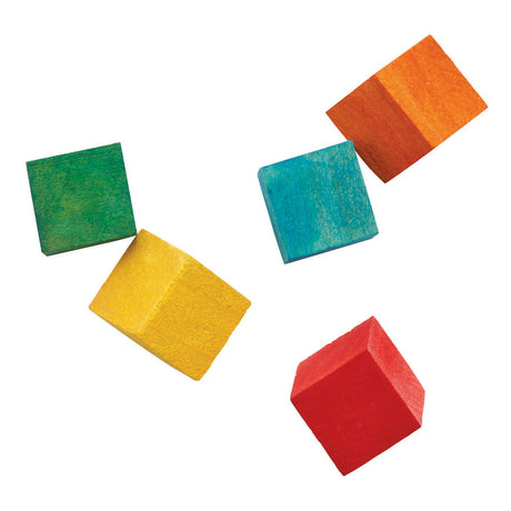 Coloraciones - Cubos de cubos de madera de color, 196st.
