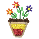 Coloraciones - flores de margaritas de madera pequeñas, 20 uds.
