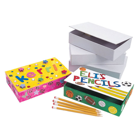 Coloraciones: decora tu propia caja de lápices, juego de 12