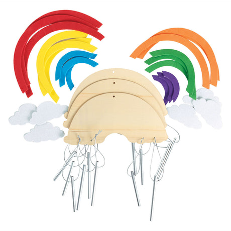 Coloraciones: haz y decora tus propias campanas de viento, juego de 12