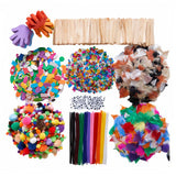 Coloraciones: juego básico de manualidades para el aula, 2150 piezas.
