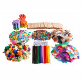 Coloraciones: juego básico de manualidades para el aula, 2150 piezas.