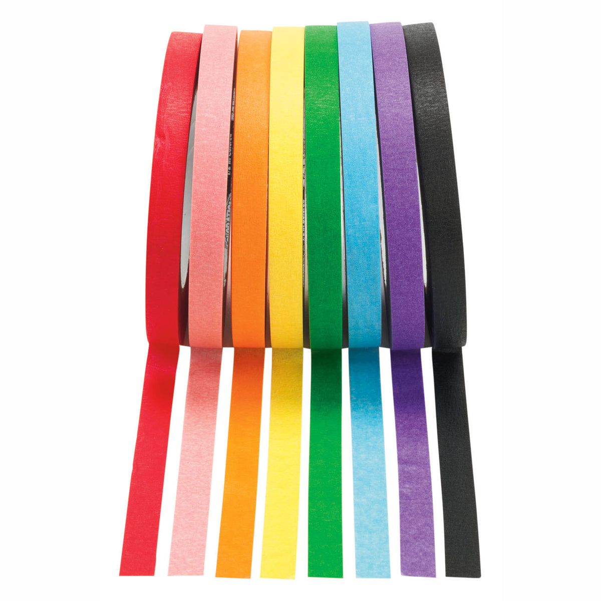Coloraciones - cinta adhesiva 8 colores - 55 metros por color