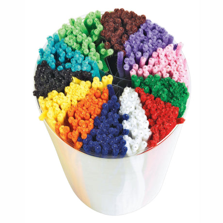 Coloraciones - alambre de chenilla color 12 colores, 600 uds.