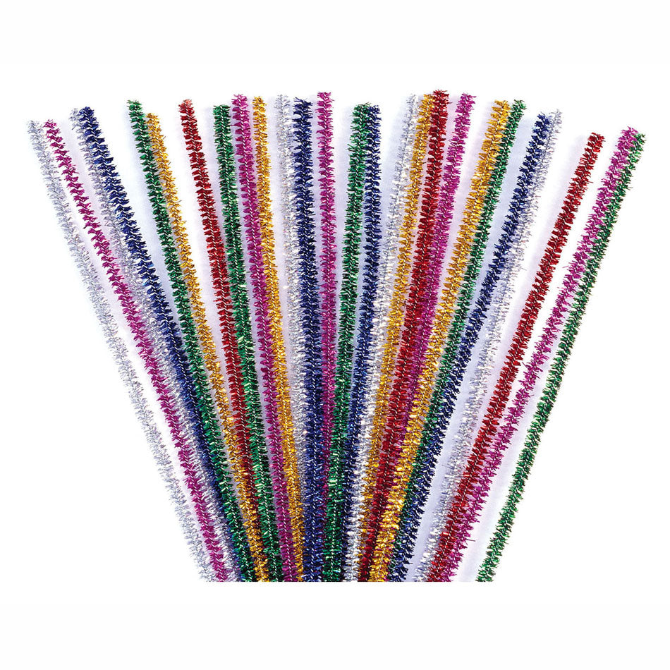 Coloraciones - purpurina de alambre de chenilla, 100 uds.