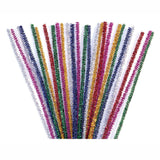Coloraciones - purpurina de alambre de chenilla, 100 uds.