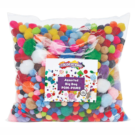 Coloraciones - bolsa de pompones 450 gramos, 1200 uds.