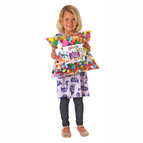 Coloraciones - bolsa de pompones 450 gramos, 1200 uds.
