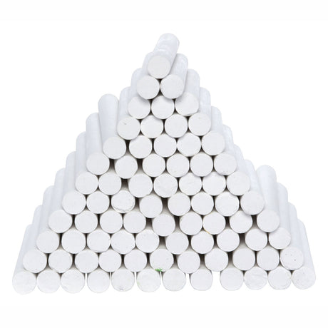 Coloraciones: tiza blanca sin polvo, 100 uds.