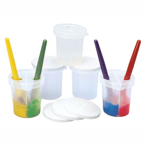 Colorations - vaso de pintura con tapa y 2 divisores, juego de 5