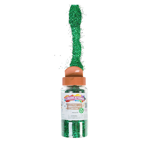 Coloraciones - brillo de degradable orgánico - verde, 113 gramos