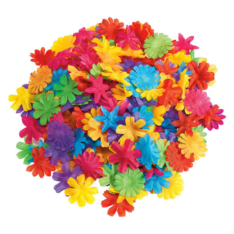 Coloraciones - Flores de tela coloridas, 300 °.