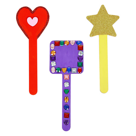 Coloraciones - Diy Wooden Stick Forms 4 Designs, 20st.