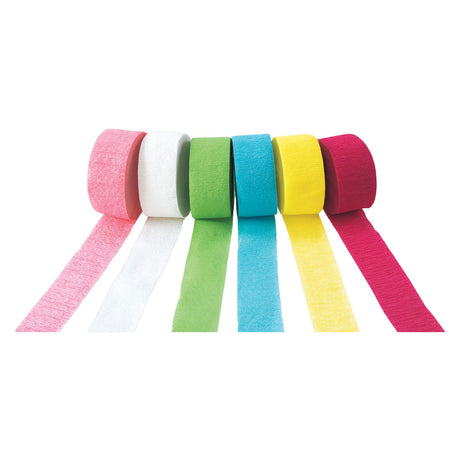 Coloraciones - Crepe Paper Slingers Set 2, conjunto de 6