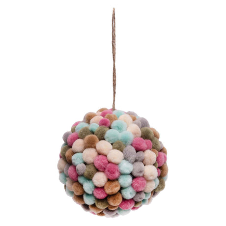 Coloraciones: adornos de bolas de papel maché, 6 piezas.