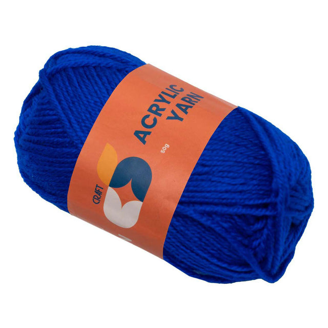 Coloraciones - hilo acrílico azul real, 50g