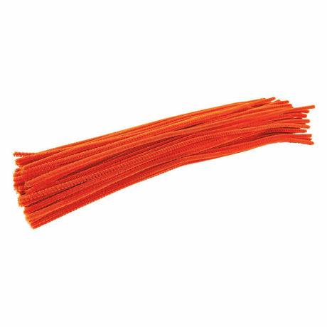 Coloraciones - alambre de chenilla naranja, 100 uds.