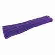 Coloraciones - alambre de chenilla morado, 100 uds.