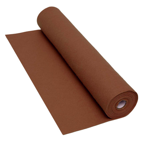 Coloraciones rollo de fieltro marrón material para manualidades 160 gsm 5 metros x 45 cm.