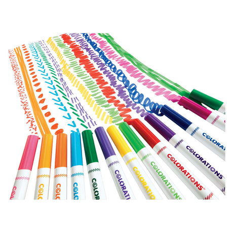 Coloraciones - rotuladores gruesos lavables - 16 colores, 256 uds.
