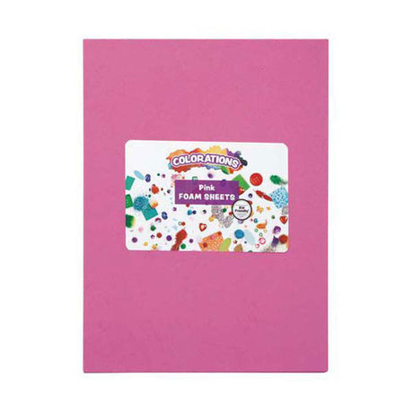 Coloraciones - láminas de espuma rosa, 10 uds.