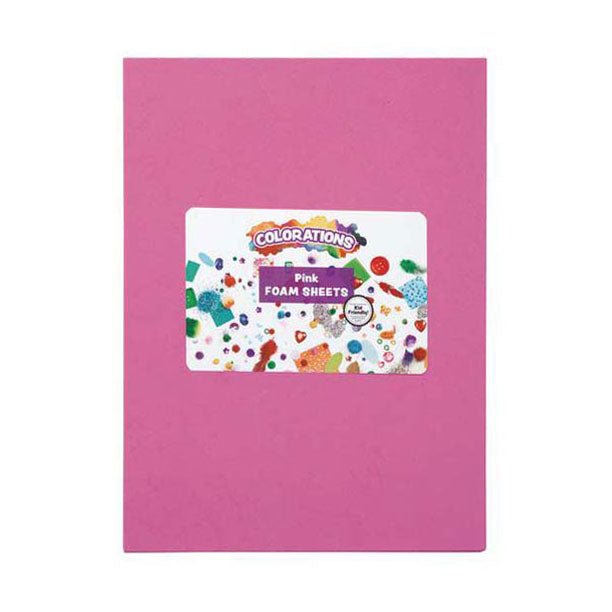 Coloraciones - láminas de espuma rosa, 10 uds.