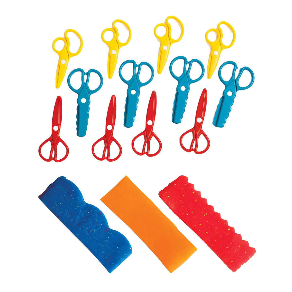 Coloraciones - tijeras para arcilla variadas, 12 uds.