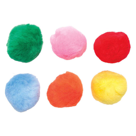 Coloraciones - pompones de colores 5 cm, 50 unidades.