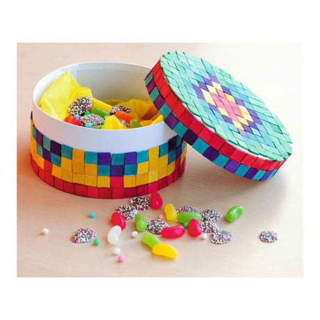 Coloraciones - cuadrados de mosaico de madera, 1000 uds.