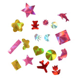 Juego de formas adhesivas brillantes Colorations, 2000 uds.
